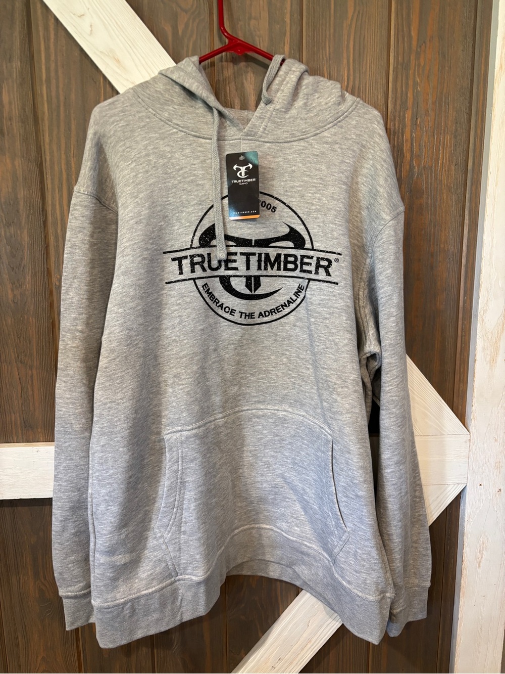 TrueTimber Men’s Gray Hoodie Various Sizes